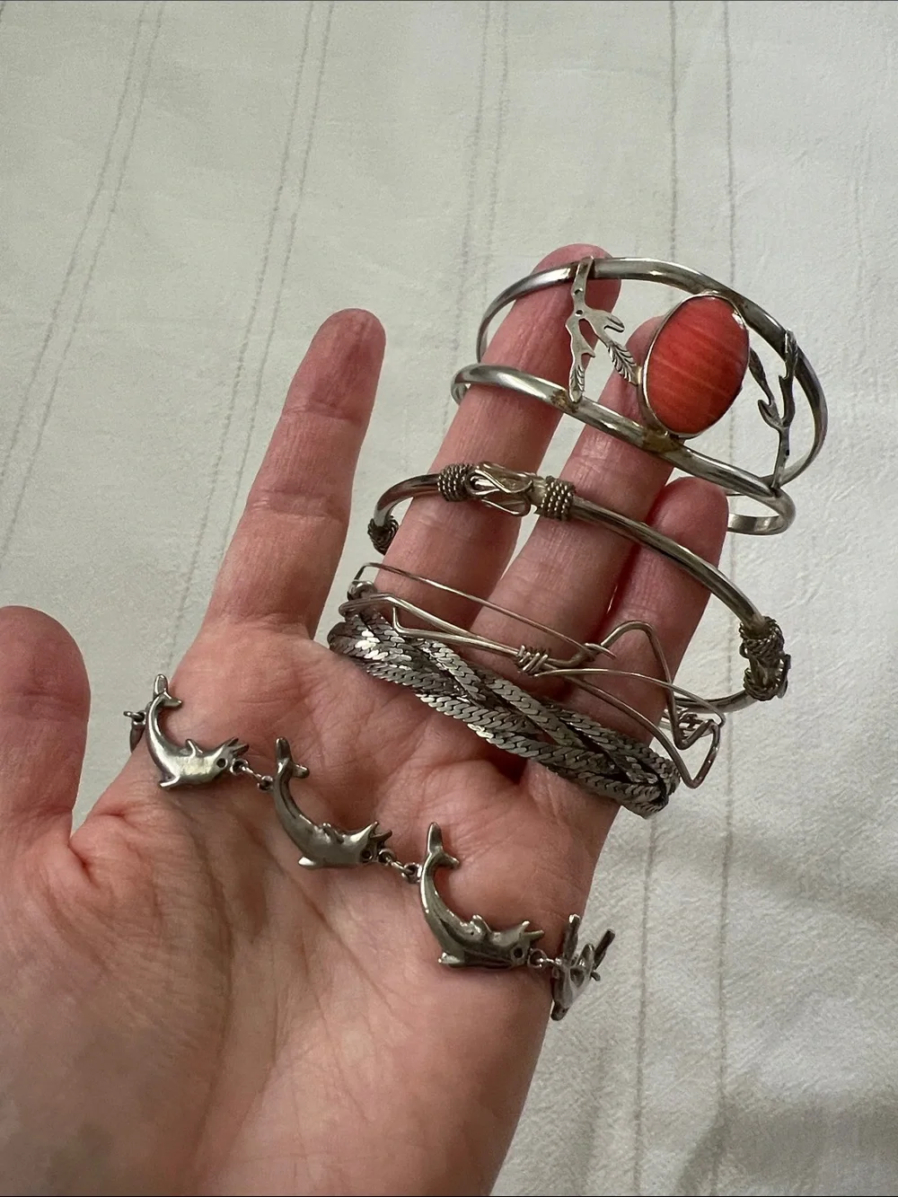 Braided Sterling Silver Women’s Bracelet